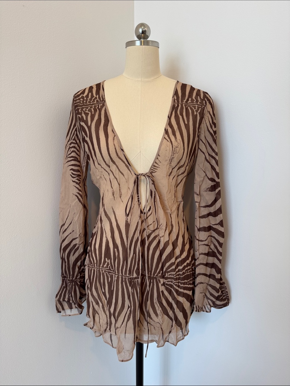 SKIMS x Roberto Cavalli mini dress